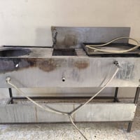 طباخ ستيل 3عيون (همبركر...فنكر ...فلافل ) السعر ٢٠٠ وبي مجال  ٠٧٧٠٢٦٤٣...