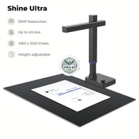 ماسح ضوئي من شركة czur موديل czur shine ultra 13MP  A3 4160 x 3120 للح...