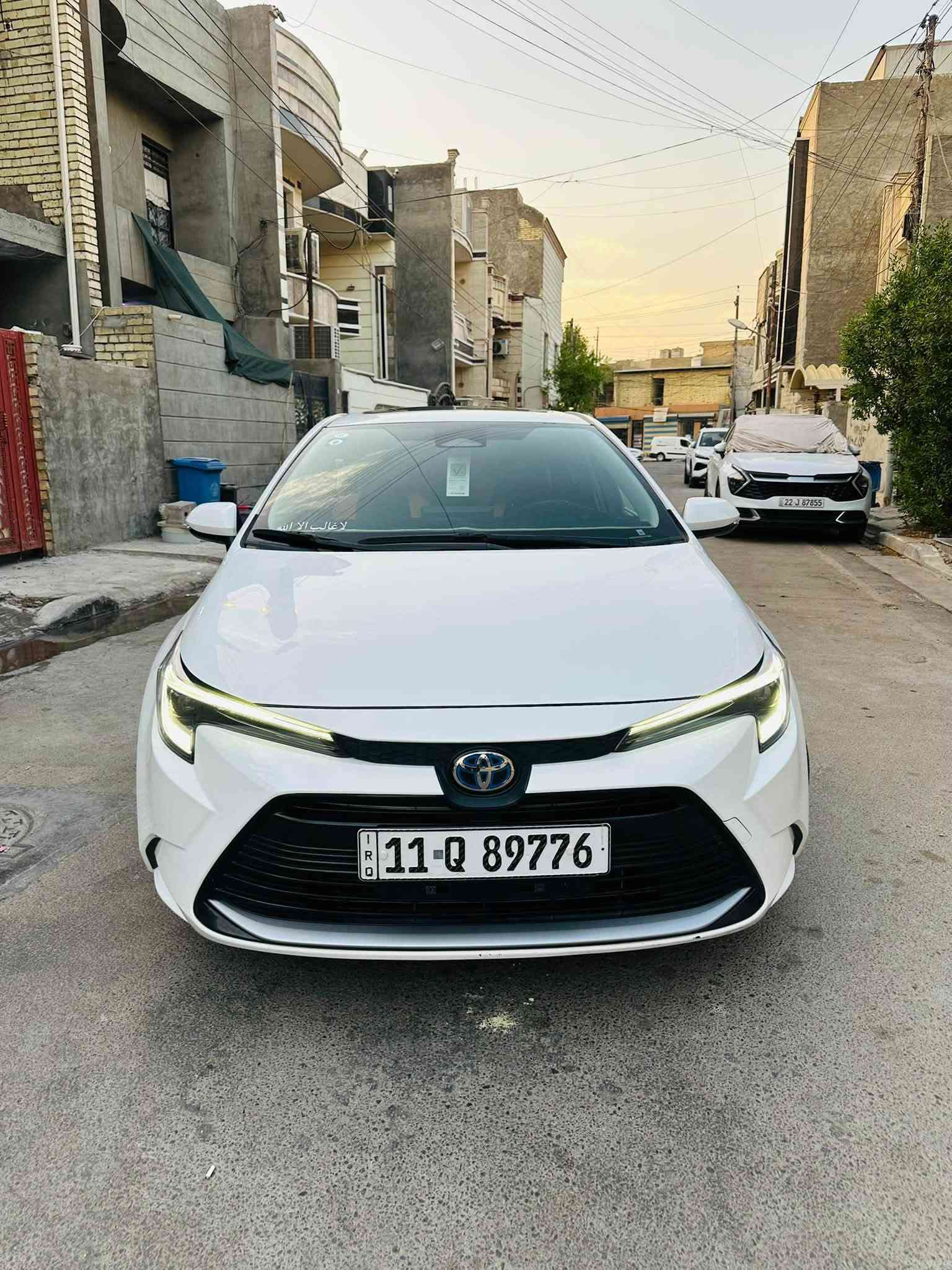 السلام عليكم تويوتا كورلا S شكل الامريكي ام السبايدر تجميع الصين مكفولة من الضربه الصبغ والتبديل بيه بيدي ار بل باب الامامي الايمن كلش بسيط موديل 2024 عليها عازل حراري بل جام فول بصمة سلايت كرسي كهربائي كامرة وشاشة  اصلية رادار توقف ذاتي حساس قطعتين تبريد  زنون كشنات جلد لون مميز جلد 
فول موصفات  
عداد 29 كيلو 
السبير غير مستخدم 
المركبة بحالة الزيرو بل نسبه الخواتها 
شوفت عينك ماشاءالله جديده ستخدام شخصي من ال صفر ع ايدي 
تحويل ثاني يوم بسمي مكاني بغداد الكرخ
السعر 155 بيها مجال للاستفسار ***********
