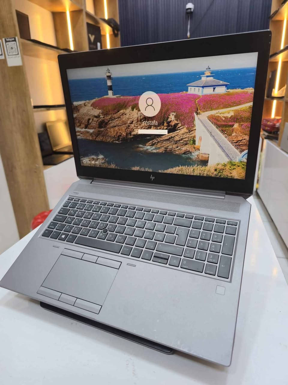 HP ZBook 15 G5 – Mobile     Workstation
المعالج: Intel Core i7-8850H – الجيل الثامن
‏ 12 خيط معالجة – أداء قوي للبرامج الثقيلة وتعدد المهام
‏ كرت الشاشة خارجي: NVIDIA Quadro p2000 – 4GB GDDR5
 كرت شاشة داخلي :intel مدمج_16GB 
‏ الرام: 32GB RAm
‏ التخزين: 256 SSD
 التخزين:1 تيرة hdd
‏ الشاشة: 15.6 إنج FHD 
‏ البطارية: 90 واط
 كيبورد ضوئي عربي انكليزي
‏ مناسب جداً لـ:  AutoCAD وSolidWorks
‏ الهندسة والتصميم ثلاثي الأبعاد
‏ Photoshop وPremiere
‏ برامج المونتاج والجرافيك
‏ الأعمال المكتبية والدراسة
‏ والالعاب 
‏ ZBook = فئة Workstation احترافية مصممة للأعمال الهندسية والتصميمية والأداء المستقر.
السعر 450
***********

‏ . الفلوجة, الأنبار
