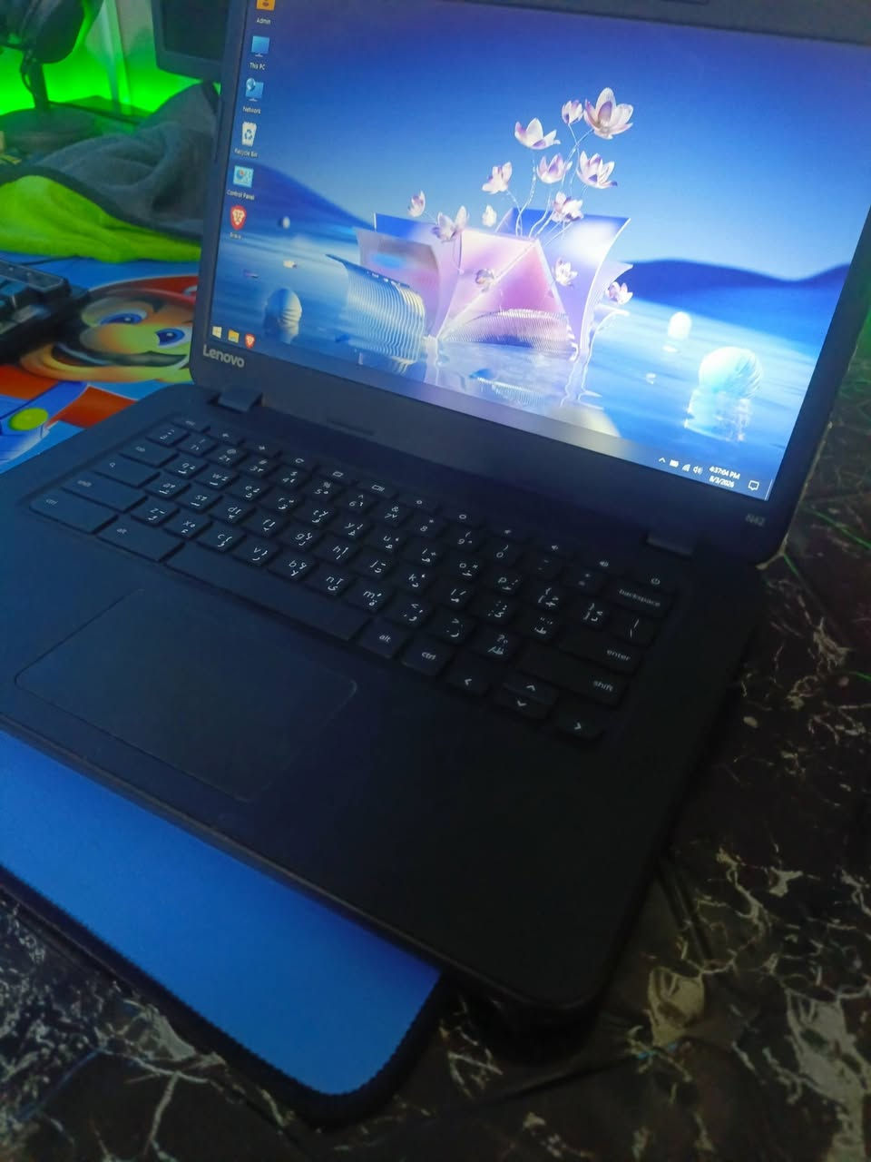 حاسبه لاب توب lenovo N42 Chromebook للبيع 

موصفات انتل سيليرون580
نظام ويندوز 10 برو
رامات 4
ذاكره 32 كيكا
تفيد اهل المكاتب والطباعات والدراسه
مع ماوس وشاحنه وماوس باد وكارتونه هديه
المكان الرمادي حي الجمهوري 
الرقم ***********
