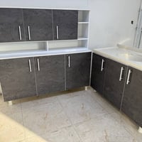 كاونتر MDF • متر ونص • سنك مرمر