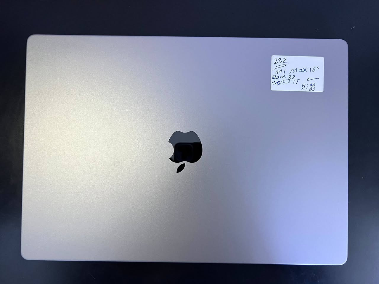 MacBook Pro 2021 16” M1 Max 
Ram 32 | SSD 1 TB

Battery 96 | Cycle 63 

السعر وباقي الماكات بالقناة 

https://t.me/macmastersiQ/1207

نص مكتوب في الصور:
- ATA Audio Bluetooth Camera Card Reader Controller Diagnostics Disc Burning Ethernet Fibre Channel Graphics/Displays Memory NVMeExpress PCI Parallel SCSI Power Printers SAS SATA SPI Storage Thunderbolt/USB4 USB Network Firewall Locations Volumes Wi-Fi Software Accessibility Applications Developer Disabled Software Extensions Fonts Mac's MacBook Pro > Hardware Model Name: MacBook Pro Model Identifier: MacBookPro18,2 Model Number: MK1A3LL/A Chip: Apple M1 Max Total Number of Cores: 10 (8 Performance and 2 Efficiency) Memory: 32 GB System Firmware Version: 18000.161.10 OS Loader Version: 18000.161.10 Serial Number (system): V2WKDQGW1Y Hardware UUID: A6D74FA9-AFC2-530C-9E50-D8A3A3DF729 Provisioning UDID: 00006001-001C41C21E03401E Activation Lock Status: Disabled Search Sign in with your Apple Account Wi-Fi Bluetooth Network Battery General Apple Intelligence & Siri Accessibility Appearance Menu Bar Desktop & Dock Displays Spotlight Wallpaper Notifications Sound Focus Screen Time Lock Screen Privacy & Security Touch ID & Password Users & Groups Internet Accounts Game Center MacBook Pro 16-inch, 2021 Name Mac's MacBook Pro Chip Apple M1 Max Memory 32 GB Serial number V2WKDQGW1Y macOS macOS Tahoe Version 26.6.2 Displays Built-in Liquid Retina XDR Display 16-inch (3456 x 2234) Display Settings... Storage Macintosh HD 965.58 GB available of 994.66 GB Storage Settings... System Report... Software License Agreement - Regulatory Certification ENERGY STAR® Compliance - License Agreement TM and (C) 1983-2026 Apple Inc. All Rights Reserved.
- ATA Apple Pay Audio Bluetooth Camera Card Reader Controller Diagnostics Disc Burning Ethernet Fibre Channel Graphics/Displays Memory NVMExpress PCI Parallel SCSI Power Printers SAS SATA SPI Storage Thunderbolt/USB4 USB Network Firewall Locations Volumes Wi-Fi Software Accessibility Applications Developer Disabled Software Extensions Fonts Model Information: Serial Number: F5D232116800VC5B9 Device Name: bq40z651 Pack Lot Code: 0 PCB Lot Code: 0 Firmware Version: 0b00 Hardware Revision: 100 Cell Revision: 4014 Charge Information: The battery's charge is below the warning level: No Fully Charged: No Charging: No State of Charge (%): 77 Health Information: Cycle Count: 63 Condition: Normal Maximum Capacity: 96% System Power Settings: AC Power: System Sleep Timer (Minutes): 1 Disk Sleep Timer (Minutes): 10 Display Sleep Timer (Minutes): 10 Sleep on Power Button: Yes Wake on LAN: Yes Hibernate Mode: 3 High Power Mode: No Low Power Mode: No Prioritize Network Reachability Over Sleep: No Battery Power: System Sleep Timer (Minutes): 1 Disk Sleep Timer (Minutes): 10 Display Sleep Timer (Minutes): 2 Sleep on Power Button: Yes Wake on LAN: No Current Power Source: Yes Hibernate Mode: 3 High Power Mode: No Mac's MacBook Pro > Hardware > Power Search Sign in with your Apple Account Wi-Fi Bluetooth Network Battery General Apple Intelligence Siri Accessibility Appearance Menu Bar Desktop & Dock Displays Spotlight Wallpaper Notifications Sound Focus Screen Time Lock Screen Privacy & Security Touch ID & Password Users & Groups Internet Accounts Game Center MacBook Pro 16-inch, 2021 Name Mac's MacBook Pro Chip Apple M1 Max Memory 32 GB Serial number V2WKDQGW1Y macOS macOS Tahoe Version 26.6.2 Displays Built-in Liquid Retina XDR Display 16-inch (3456 x 2234) Display Settings... Storage Macintosh HD 965.58 GB available of 994.66 GB Storage Settings... System Report... Software License Agreement Regulatory Certification ENERGY STAR Compliance License Agreement TM and © 1983-2026 Apple Inc. All Rights Reserved.
- ATA Audio Bluetooth Camera Card Reader Controller Diagnostics Disc Burning Ethernet Fibre Channel Graphics/Displays Memory NVMeExpress PCI Parallel SCSI Power Printers SAS SATA SPI Storage Thunderbolt/USB4 USB Network Firewall Locations Volumes Wi-Fi Software Accessibility Applications Developer Disabled Software Extensions Fonts Mac's MacBook Pro > Hardware > Graphics/Displays Chipset Model: Apple M1 Max Type: GPU Bus: Built-In Total Number of Cores: 32 Vendor: Apple (0x106b) Metal Support: Metal 4 Displays: Color LCD: Display Type: Built-in Liquid Retina XDR Display Resolution: 3456 x 2234 Retina Main Display: Yes Mirror: Off Online: Yes Automatically Adjust Brightness: Yes Connection Type: Internal Q Search Sign in with your Apple Account Wi-Fi Bluetooth Network Battery General Apple Intelligence & Siri Accessibility Appearance Menu Bar Desktop & Dock Displays Spotlight Wallpaper Notifications Sound Focus Screen Time Lock Screen Privacy & Security Touch ID & Password Users & Groups Internet Accounts Game Center MacBook Pro 16-inch, 2021 Name Mac's MacBook Pro Chip Apple M1 Max Memory 32 GB Serial number V2WKDQGW1Y macOS macOS Tahoe Version 26.6.2 Displays Built-in Liquid Retina XDR Display 16-inch (3456 x 2234) Display Settings... Storage Macintosh HD 965.58 GB available of 994.66 GB Storage Settings... System Report... Software License Agreement - Regulatory Certification ENERGY STAR Compliance - License Agreement TM and (c) 1983-2026 Apple Inc. All Rights Reserved.