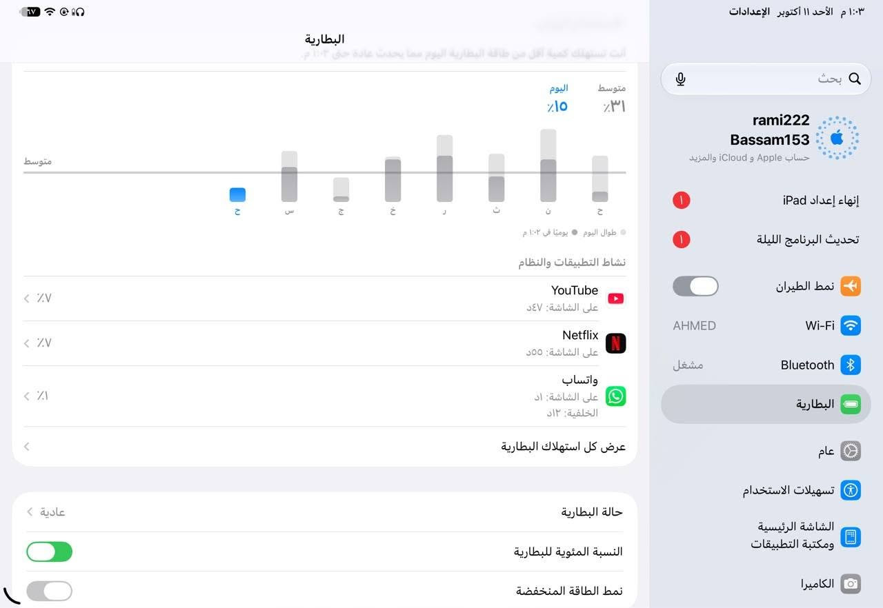 ايباد M5 • ٢٥٦ • بطارية ١٠٠