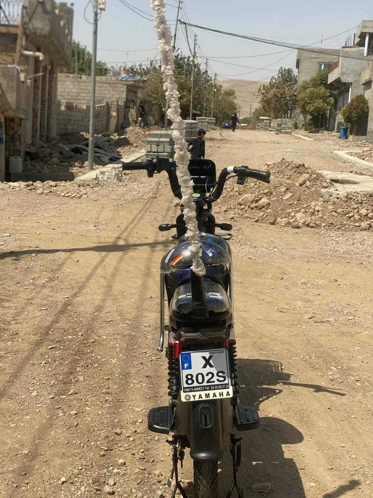 سەرەتا بەناوی خوای گەورە ئەم پاسیکیل شحن بۆ فرۆشتن مۆدیلی 2025فول فول مواسفات لەیت زینۆن بەسمە شەغاڵ کۆنڕۆڵ  پێنچ پاتری پاترێکانی زەعیف بوو   کارەبای هەموو ئێشە ئەکات سعریشی 200هەزار ژ.م ***********ئەدمینی دڵ السليمانية, العراق
