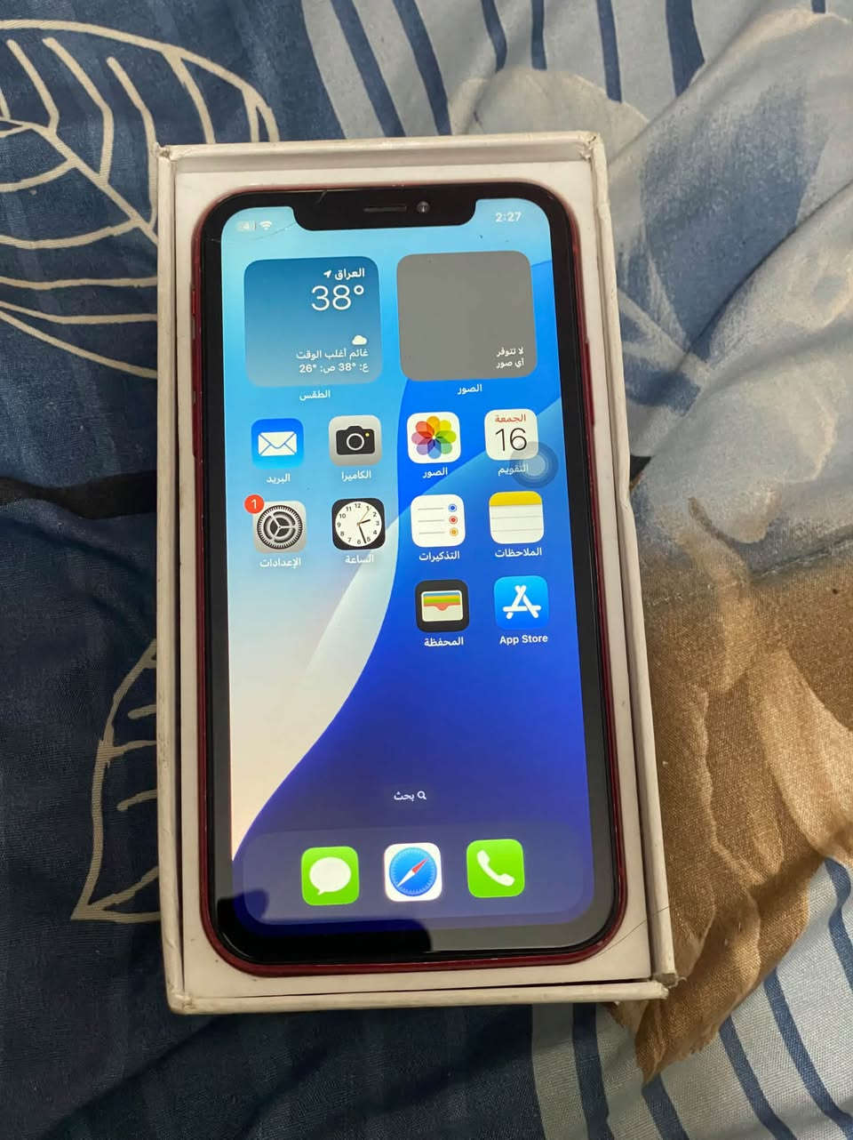 ايفون XR • ٦٤ غ.ب. • بطارية ١٠٠٪