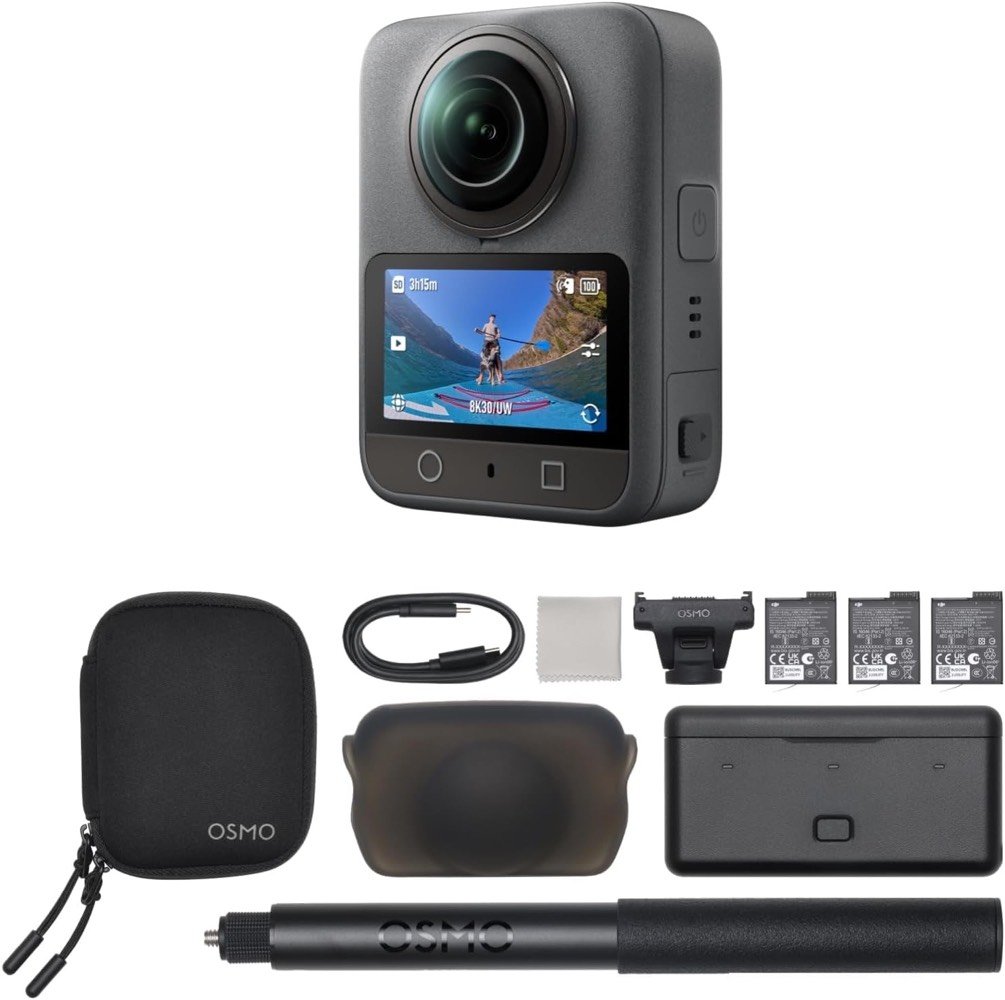 كاميرا Dii osmo 360 combo جديدة فقط متصور بيها مرتين لغرض التجربة يعني على شحنة الشركة وكامل ملحقاتها كما في الصور السعر 650 الف وبيها مجال 
للتواصل خاص او واتساب ***********