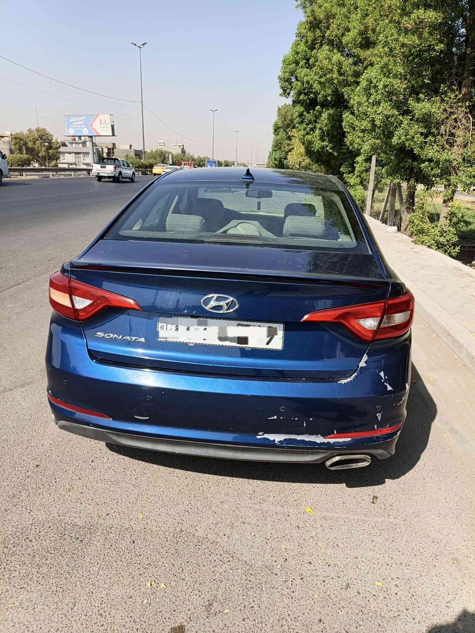 السلام عليكم
سوناتا للبيع موديل 2015
 رقم الدولي الجديد
 حادثها خفيف جدا هلال الجاملغ الخلفي مع رش الباب
 صدر جديد تبريد تايرات باتري
 مكينه مجفته
 جديد السعر 108
للاتصال بالرقم ***********
