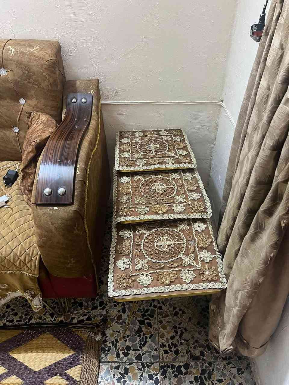 كنب ٨ مقاعد • تفصيل • مع طبلات