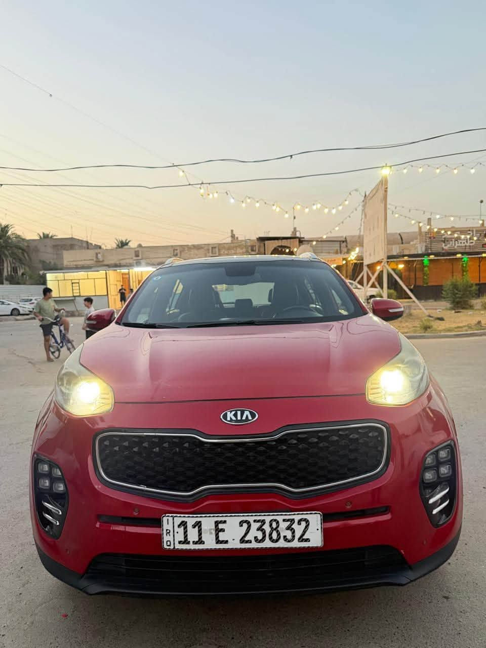 كيا سبورتج خليجي سنوية ب اسمي تحويل مباشر 
فول واحد على واحد بنوراما كشنات جلد بيجي لايت لد ابيض مري شفط + اشارة مري حساس امامي خلفي كشن كهرباء اشاره ترحيب بصمة مثبت سرعة 
موديل2017 
محركً 2000
السيارة مكفولة عدة الدعاميات و طخة بالبنيد بدون ايرباك السيارة جاهزه 
رقم الهاتف *********** 
السعر 170$
وبيه مجال حك الجية
