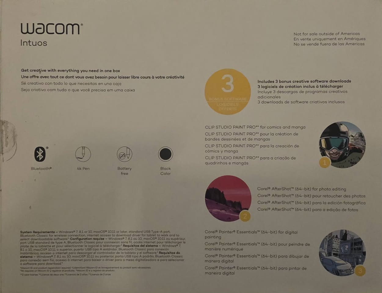 السلام عليكم ✍️ Wacom Intuos —
لوح رسم احترافي يشتغل بالقلم بدون بطاريات.
ممتاز للرسم الرقمي، التصميم، Photoshop، Illustrator، تعديل الصور، الملاحظات والرسم الهندسي.
القلم حساس للضغط، فالمستخدم يحصل على تحكم أدق بسُمك وقوة الخط.
أفضل بكثير من الماوس للأعمال اللي تحتاج دقة وتحكم باليد.
مناسب للمصممين، الرسامين، الطلاب، والمبتدئين اللي يريدون يدخلون عالم الرسم الرقمي.
خفيف وعملي وما ياخذ مساحة كبيرة

جديد فقط مفتوح من الكارتون 125 قفل

للتواصل واتس ***********
