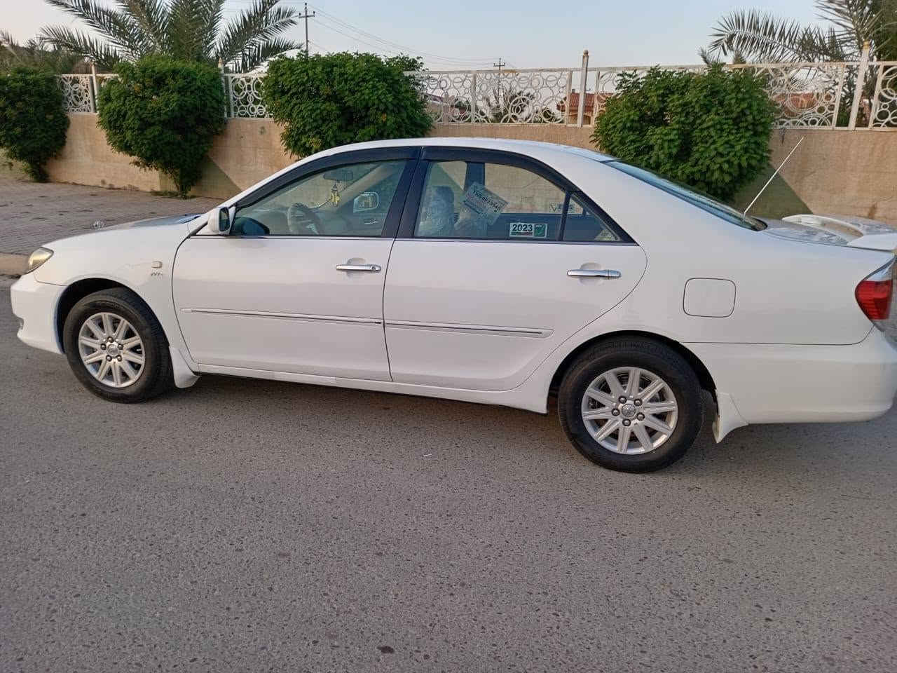 سلام عليكم
للبيع كامري موديل 2006 رقم بغداد باسمي 
محرك اربعه سلندر مكفول كير مكفول 
تخم تاير تبريد ثلج 
قطعه وحده صبغ 
سياره جديده بمعنى الكلمه 
دوشمه كاعيه كامره تبريد قطعتين 
سيارة مال جناي 
للاتصال عالرقم 
***********
***********
