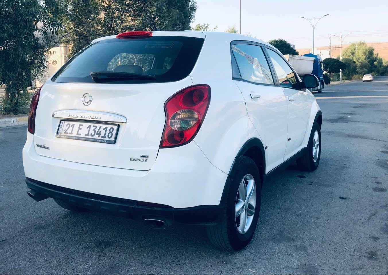 Ssangyong korando 
‎ قفل مه‌ركه‌زی جام كاره‌باپاوه‌ر ‌abc٢٠١٢مۆدێل
‎گێرومه‌كینه‌ كامیری به‌شه‌رت ته‌بریت ساردو گه‌رم له‌سه‌ر سویچ سه‌نه‌وی تازه‌یه‌ تا٢٠٣١به‌ناوی خۆمه‌وه‌یه‌سێ پارچه‌ونیوو بۆیاخه‌ بێناوگرتن ٦٥گه‌لاو معامه‌له‌
*********** السليمانية, العراق
