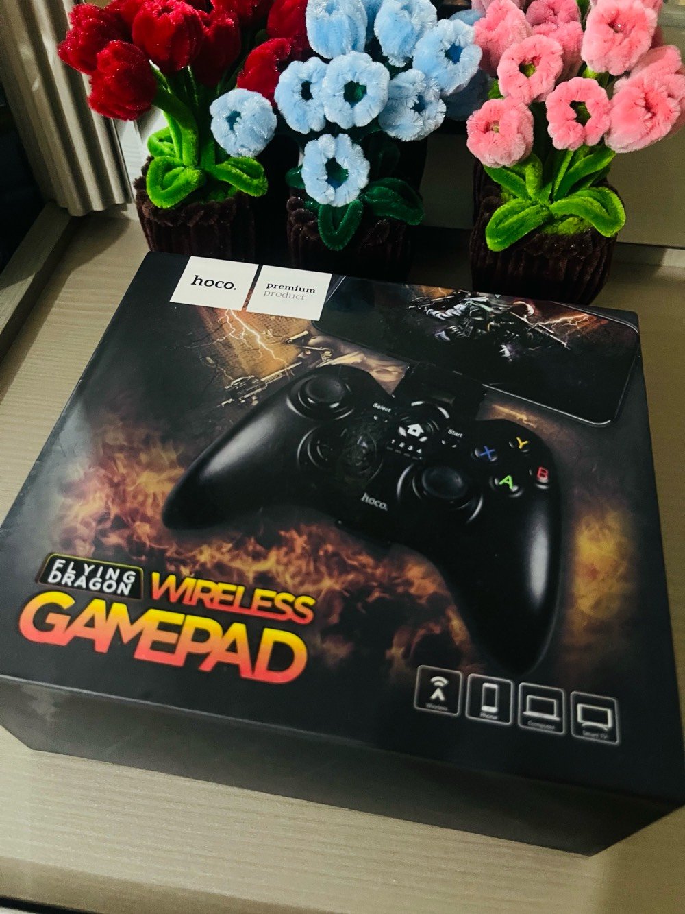 يده لاسلكية لألعاب الموبايل 🎮
ماركة hoco المعروفة ✨
يده مع ملحقاتها 📦
بسعر مناسب اتصل على الرقم 
***********