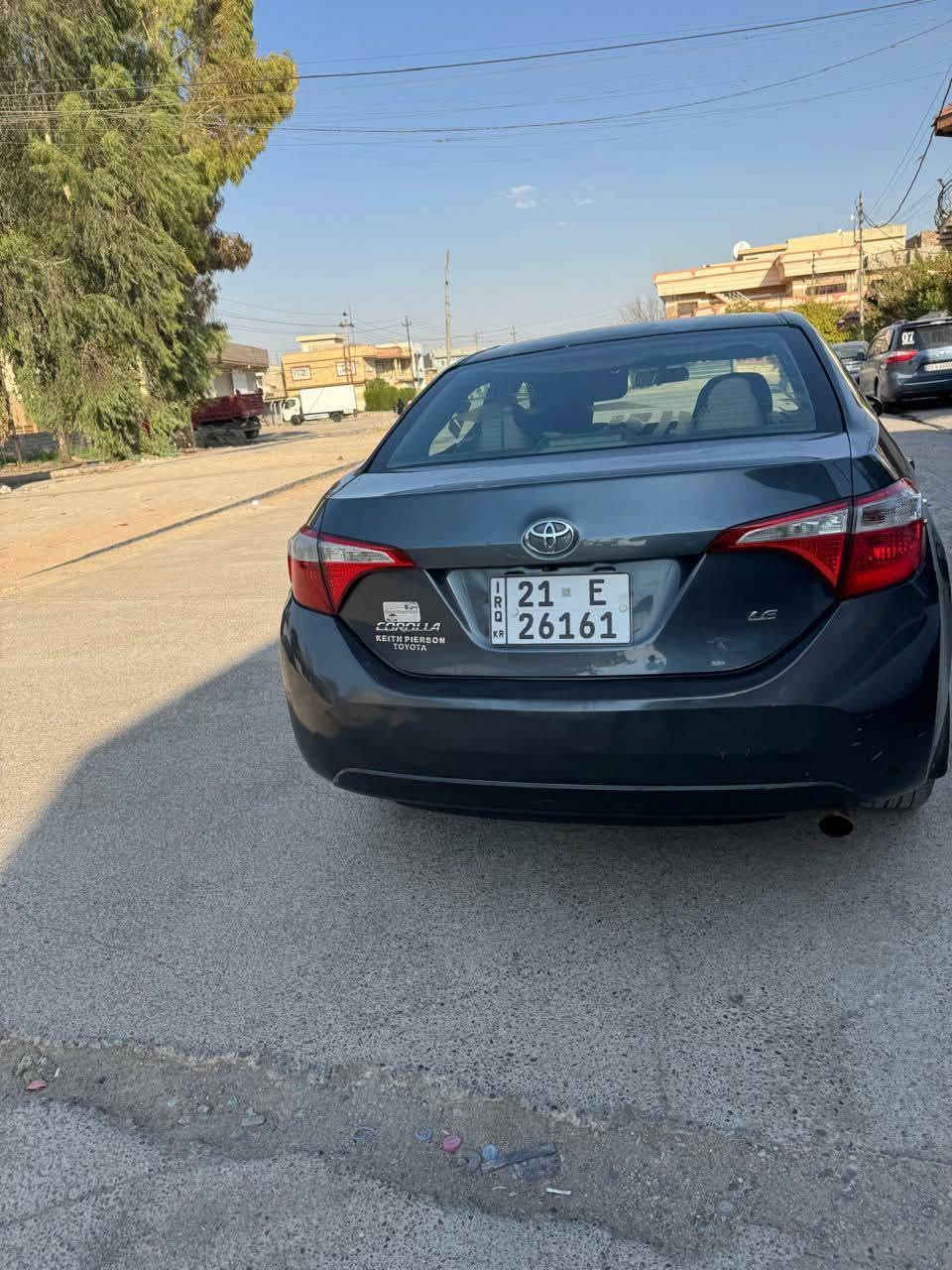 للبيع سياره كورلا موديل 2016 ضررها بونيد وجامرلغ خلفي وشاصي بيها ضربتها امامي سنويه جديده تايرات جديده تبريده فول كير بشرط محركها بي خيط تبخير عارضها ب ١٠٠ ورقه وبيها مجال بسيط للاستفسار *********** كركوك, العراق
