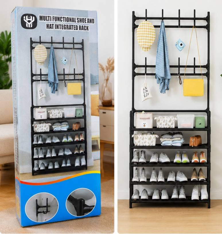 👟👕 جزامة مع تعلاكة ملابس 4×1

رتّب أحذيتك وملابسك واستغل المساحة بأفضل شكل ✨🏠

⭐ المميزات:
• 👟 رفوف واسعة للأحذية
• 👕 تعلاكة للملابس والمعاطف
• 👜 خطافات للحقائب والقبعات والمفاتيح
• 💪 هيكل معدني قوي وثابت
• 🔧 سهلة التركيب والفك
• 📦 توفر المساحة وتقلل الفوضى
• 🏠 مناسبة للمدخل، غرفة النوم وغرفة الملابس

🔥 قطعة وحدة تجمعلك الترتيب والتنظيم!

💰 السعر: 13 ألف فقط

📞 للطلب:
***********

🛍️ متجر الفاو ستور
🚚 توصيل لجميع المحافظات
