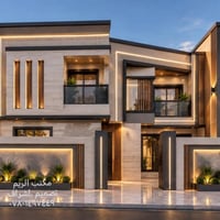 تصميم واجهة • طابقين • السماوة الغربي