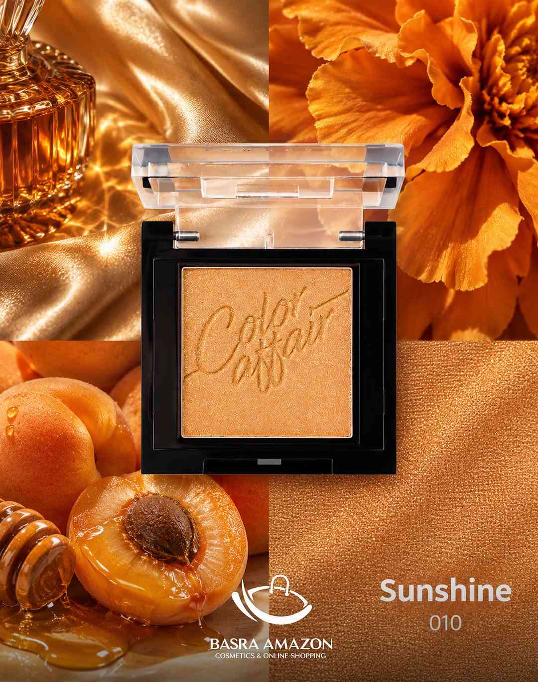 ✨ ظل عيون واحد… يفتح لج عالم كامل من الإطلالات ✨

ظلال العيون Color Affair من Bellaoggi 💎
تركيبة مضغوطة بصبغة عالية ولمعة جذابة، تدوم لساعات بدون ما تبهت أو تتكتل.

🌟 دمج سلس وسهل
🌟 تصميم أنيق ومناسب للحقيبة
🌟 يُستخدم جاف أو مبلل للحصول على لون وتأثير أقوى

🎨 متوفر بتشكيلة ألوان تناسب إطلالاتج اليومية والحفلات:
Cream Milk | Marshmallow | Dragonfly | Queen Grey | Wild Forest | My Dear | Sunset | Sunshine | Shotguns | Black Lace

💰 السعر: 7,000 د.ع فقط
✅ متوفر الآن — الكمية محدودة

🚚 توصيل سريع لكل محافظات العراق
• داخل البصرة: 3,000 د.ع
• باقي المحافظات: 5,000 د.ع

📞 للحجز والطلب:
***********
***********

📲 أو حمّلي تطبيق Basra Amazon واطلبي مباشرة من التطبيق.

نص مكتوب في الصور:
- Marshmallow 02 BASRA AMAZON COSMETICS & ONLINE SHOPPING
- Color affair My Dear 08 BASRA AMAZON COSMETICS & ONLINE SHOPPING
- Cream Milk 01 BASRA AMAZON COSMETICS & ONLINE SHOPPING
- Dragonfly 03 BASRA AMAZON COSMETICS & ONLINE SHOPPING
- Color Affair Sunset 09 BASRA AMAZON COSMETICS & ONLINE SHOPPING
- BASRA AMAZON COSMETICS & ONLINE SHOPPING Sunshine 010
- BASRA AMAZON COSMETICS & ONLINE SHOPPING Wild Forest 06
- Queen Grey 04 BASRA AMAZON COSMETICS & ONLINE SHOPPING
- BASRA AMAZON COSMETICS & ONLINE SHOPPING Shotguns 011
- BASRA AMAZON COSMETICS & ONLINE SHOPPING Black Lace 012
