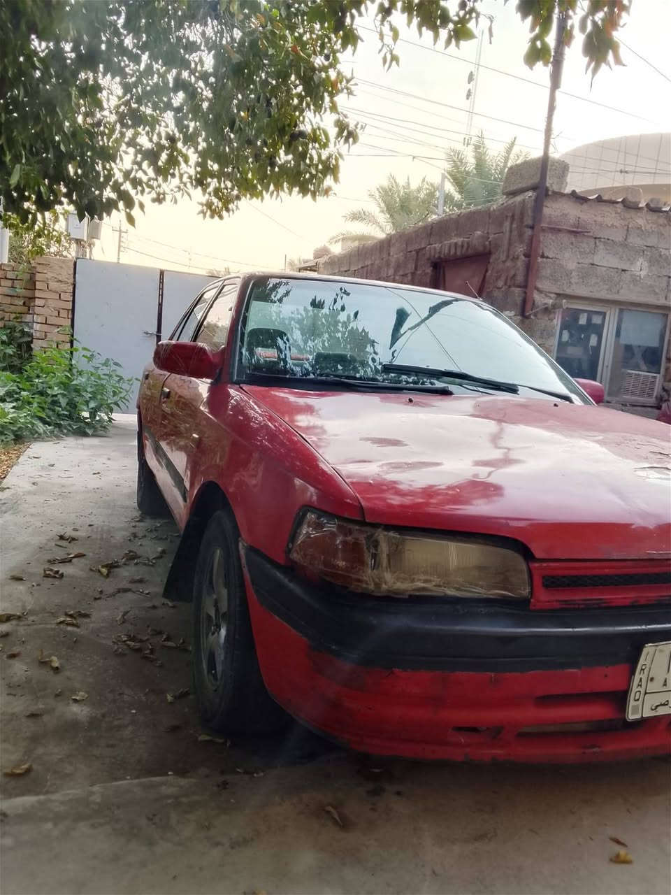 سلام عليكم سياره للبيع نوع مازدا ياباني موديل 91 حجم 323 السعر ٢٠  ورقة وبيها مجال بسيط محرك وگير لوك والگشر شوفت عينك رقم ألماني مشروع وطني وين ما كان اتحول غير متواجد على فيس ‏‪***********‬‏
