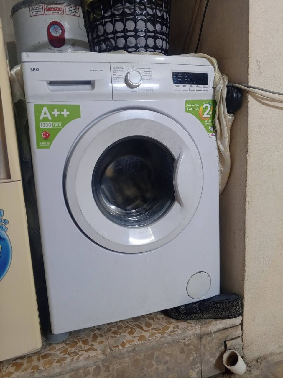 السلام عليكم غساله تركيه للبيع السعر 125,000 شرط شغال شراي يتصل على هذا الرقم. ‏‪***********‬‏
