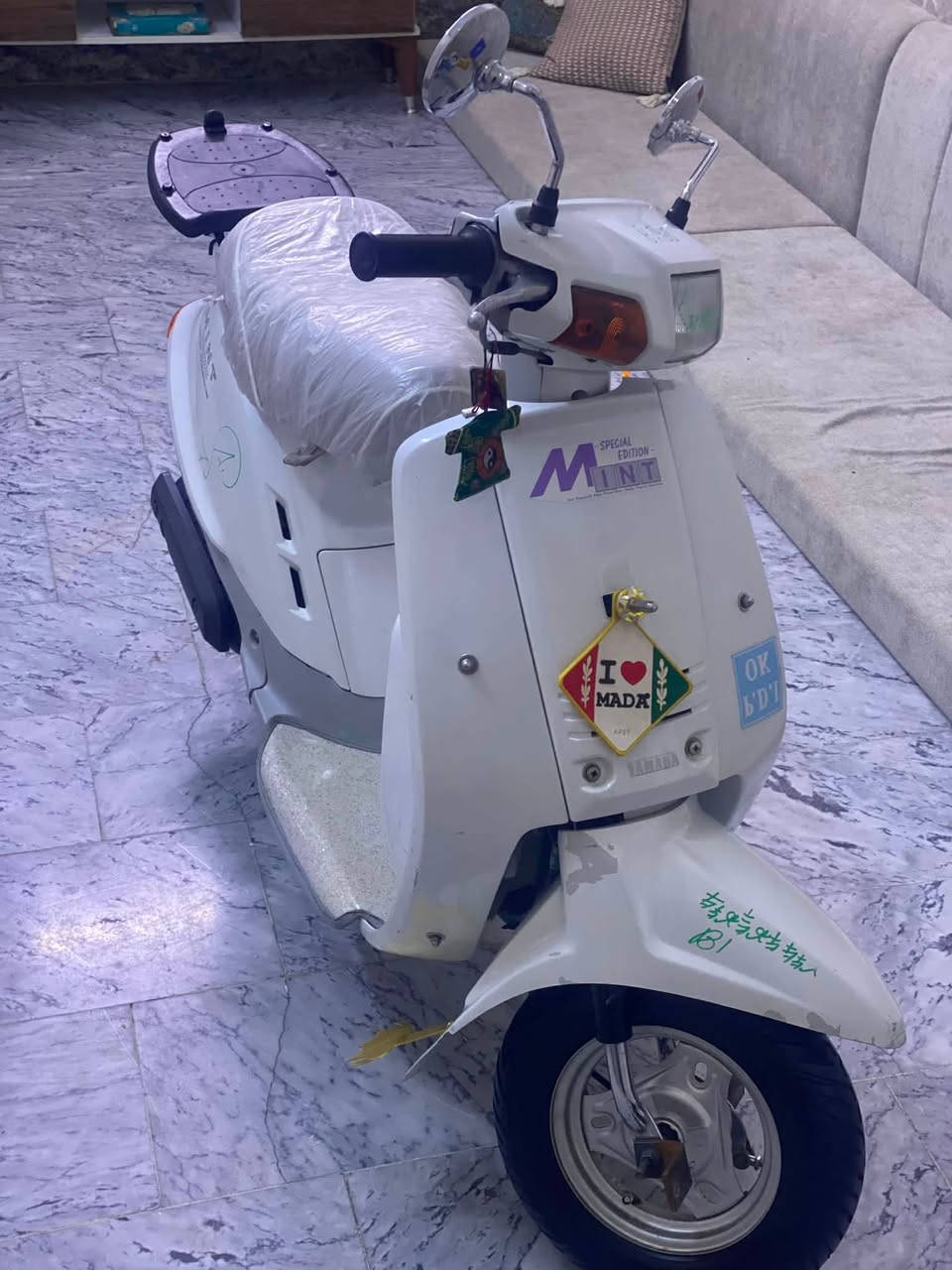 للبيع دراجه منت بحاله الوكاله شديتلهه هورنات بوش ب 250 الف الدراجه زلغ مابيها وقطره صبغ ماكو ماكاني بغداد البلديات ***********
