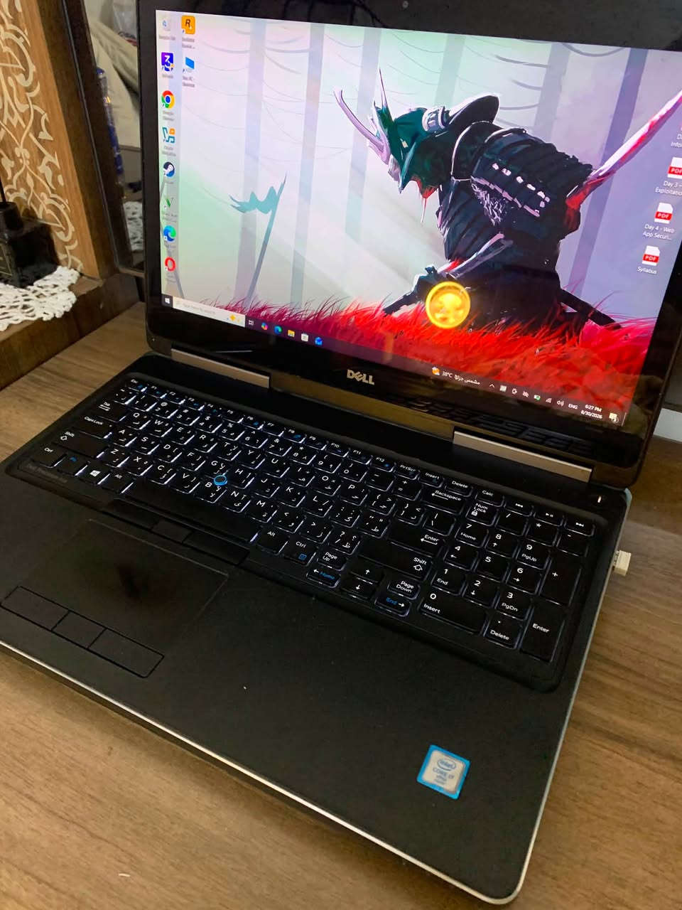 🔥Dell pricishon 7510 نسخة الشاشه اللمس 🔥
.
💯الجهاز بمعالج HQ وكارت خارجي يفيد رجال الاعمال والمهندسين واصحاب المونتاج والالعاب 💯
.
معالج i7 من الجيل السادس HQ بتردد 2.70
برام 16 قابل للتطوير الى 64
وهارد 512 ssd قابل للتطوير سريع وممتاز
وكارت شاشه داخلي بسعة 8
والخارجي M2000M بسعة 4 كيكا
مع الشير يصبح 12
كيبورد ضوئي
شاشه لمس 10 اصابع
بطاريه جيده جداً مثل الورد
نضافه97%
حجم15.6
مع ماوس هديه والمحوله كذلك 
.
السعر375 بي مجال بسيط للشراي 
سكني بغداد الدوره
💐***********💐
.
ملاحضه التج ماوس شغال لكن الكلك الايسر يعلك سعره15 الف
.
رجاء اللي ميعرف قيمة الجهاز لتبخس بالسعر وربي يحفضكم 
.
تم تجربة الاوتوكاد
Gtav
فورتنايت
نضام كالي لينكس
فالورانت
فيفا 
بلاك اوبس
شغالات بأداء جيد جداً بفضل مواصفات الجهاز
