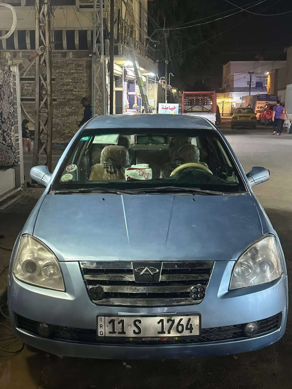 السلام عليكم 
شيري A5 محور كورله موديل ٢٠٠٨ 
مكينه وكير وتبريد خير من الله 
السياره نظيفه بيه نقوصات بسيطه 
رقم الإنكليزي الجديد 
مكان بغداد الشعب 
السعر ٣٦
رقم ***********
