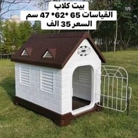 بيت كلاب ٦٥×٦٢×٤٧ • مقدمة طعام ٤ لتر • توصيل بغداد