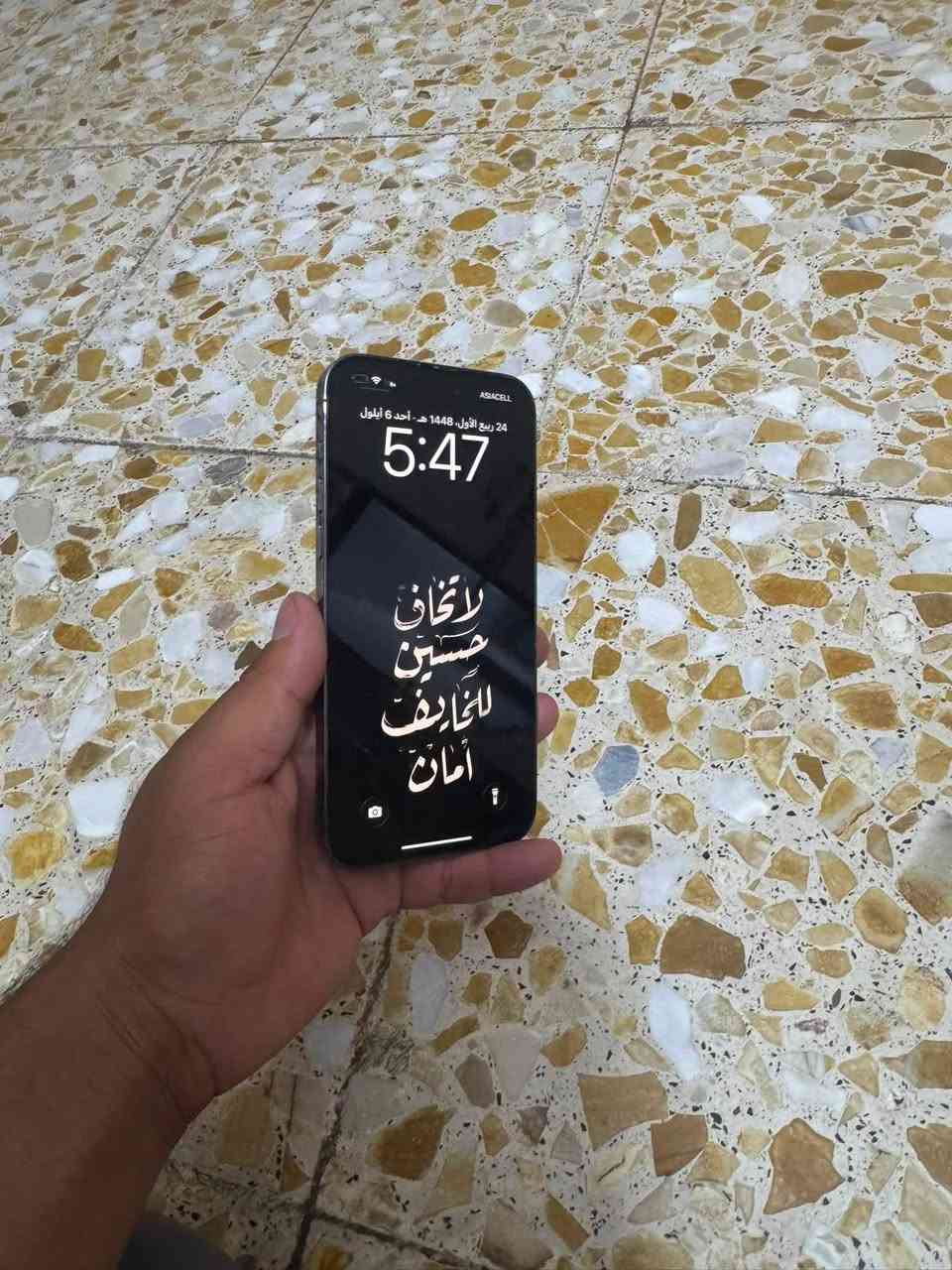 سلام عليكم
ايفون 14 برو ماكس 
ذاكره 128 
بطاريه 77 
نموذج M
الجهاز نضيف ماداخل التصليح 
السعر 750 وبي مجااال 
2-ايفون 15 برو ماكس 
ذاكره 256 
بطاريه 88
نموذج M
الجهاز فقط مبدل الضهر بل ليزر بدون فتح 
السعر 900 وبي مجاال 
مكان بغداد البلديات 
الهاتف ***********
