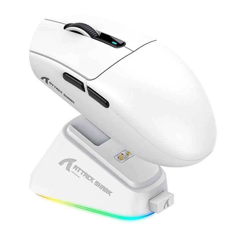 السلام عليكم 
متوفر ماوس Attack Shark G3 Pro جديد 
وايرلس 
السعر 55 الف 
متوفر خدمة التوصيل الي جميع المحافظات 
***********
*********** أربيل, العراق

نص مكتوب في الصور:
- RGB RAPID CHARGING DOCK Bottom Button Switching Light Multiple RGB Lighting Effects Fast Charging 500mAh Battery Capacity 1000Hz Polling Rate Magnetic Points