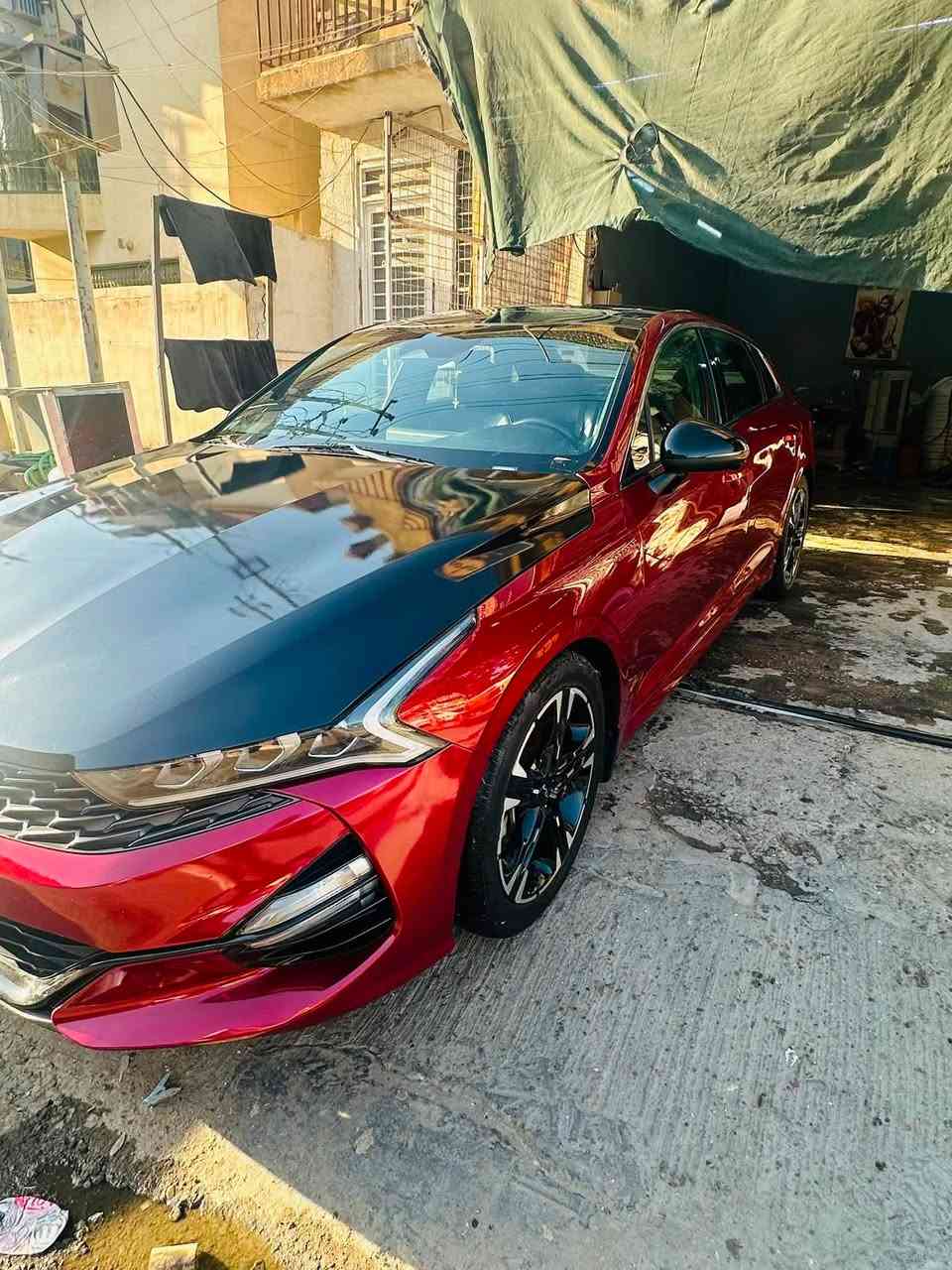 سلام عليكم
جي تي لاين KIA K5  
وارد امريكي فقط البنيد بدون ايرباك بدون لغد بدون شاصي حته الراديترات بلاد
 موديل 2022
مواصفات فووول
ماشيه ١٠٠ ميل
--(بانوراما)
_محرك 1600 تيربو 
_بصمه تشغيل +بصمة ابواب
ــ 4 انضمة قيادة
_ شاشه كبيره
_تشغيل عن بعد
_لايت زينون ٣ عدسات
ــ لد نهاري
_ ترحيب عند الاقتراب
ــ قيادة ذاتية
_تحديد المسار
_النقطه العمياء
_رادار امامي جانبي خلفي
ــ توقف ذاتي
_فول تحكم ستيرن
ــ ستيرن رياضي حرف D
_كامره خلفيه دواره
_ شاشه كبيرة وايضا تدعم GPS
_كشنات جلد GT line
ــ كشن السائق كهربائي
_سايد بريك دكمة
ــ اوتو هولد
_اشاير بلمري الجانبيه
_بانوراما
معوقين باقيله سنه وتصير حره
عنوان السياره بغداد البياع
للاستفسار***********
