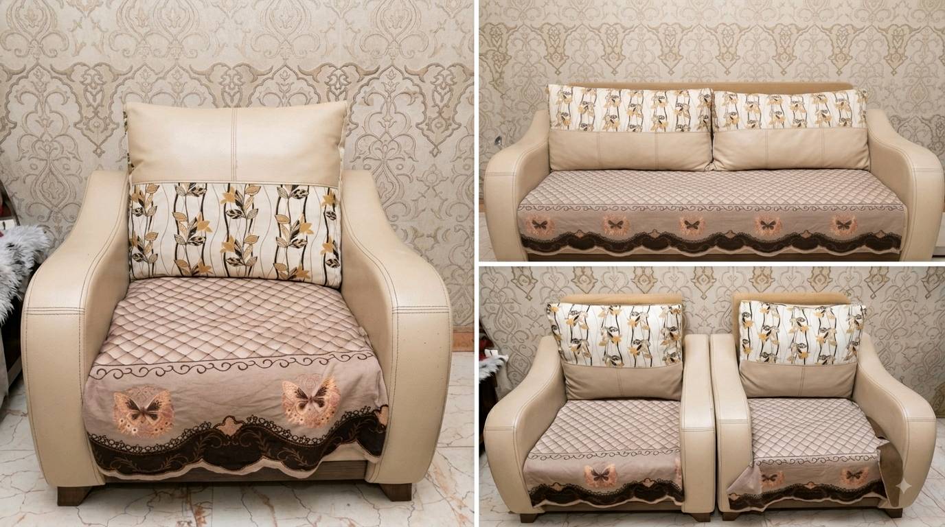ضد ​🛋️ تخم تركي فاخر للبيع 🛋️
​✨ العدد: 10 مقاعد
​4 كراسي مفردة 🪑
​قطع كبيرة تتحول إلى جرباية 🛌 وبداخلها مساحة تخزين واسعة 📦
​⭐ النظافة: 90% وحالته ممتازة جداً
📍 المكان: بغداد - بغداد الجديدة 📍
💵 السعر: 350 ألف دينار فقط!
​📞 للتواصل والاستفسار: ***********