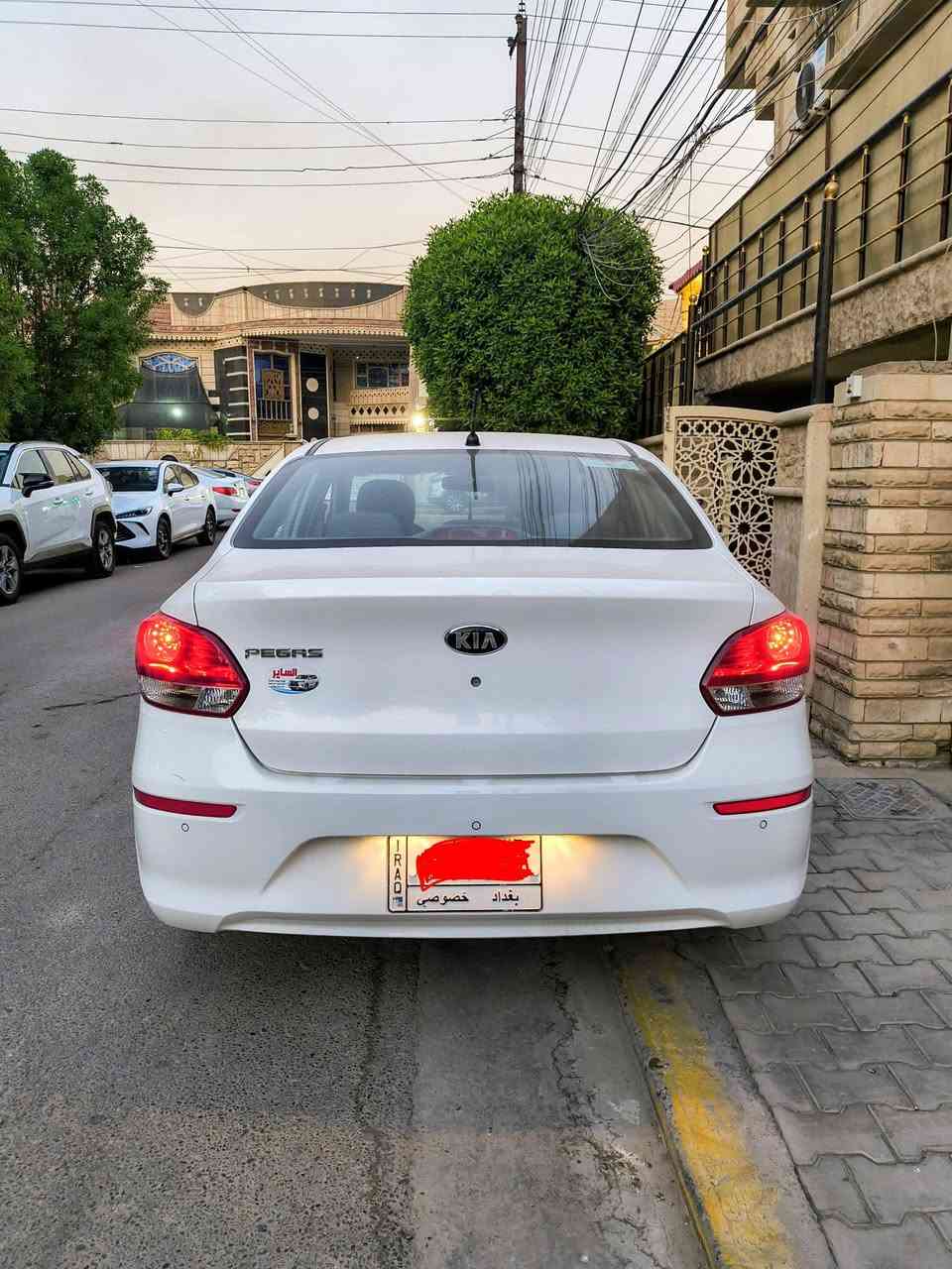 كيا بيجاس 2021 ممشى 8 الف كيلومتر
اللون أبيض 
مكفوله من الصبغ والتعديل والبارد 
رقم بغداد بأسمي 
محرك 1400 
تحكم استيرن
حساس خلفي
اشاير بالمري
رقم الهاتف:***********
السعر 11,500 دولار
