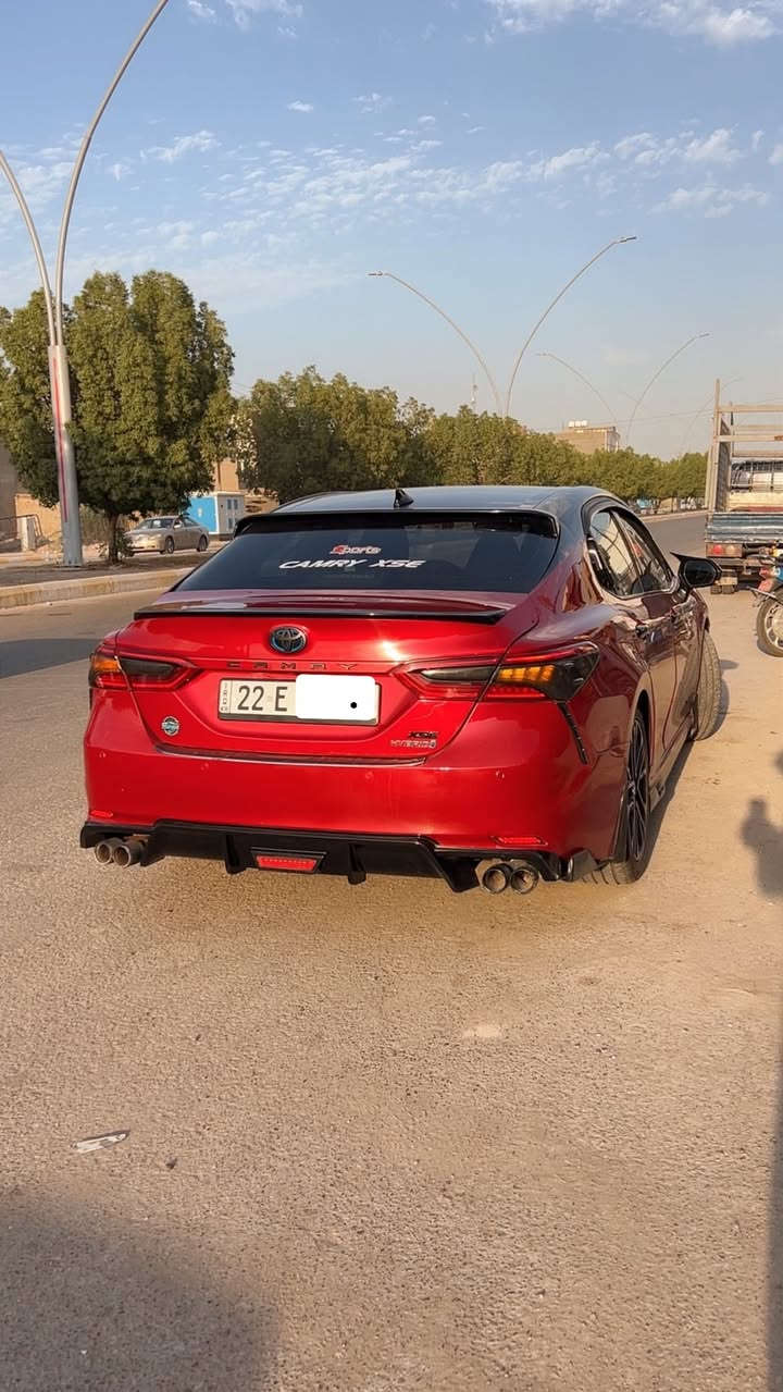 كامري XSE 2022 هايبرد
فول مواصفات تو كولر خمس كامرات كشنات كهرباء تدفئة تبريد هيتر ستيرن ومري جانبية وخلفية مسستمة رياضي وكزوز ايضاً سيارة جاهزة من كلشي وبالوقع احلى من الصور حادثها جاملغ امامي يمنى وخلفي يسرى وبنيد مبدل بالعراق السيارة بدون دواخل وجداً نظيفة 

للسونار والاستفسار راسلني او اتصل 

***********

غير متواجد بالفيس
