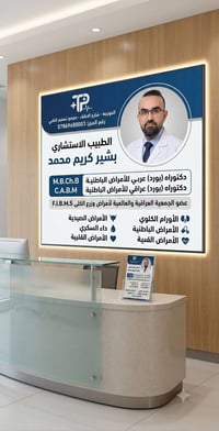 يتواجد غدا الساعه ال3 عصرا د. بشير كريم محمد  طبيب استشاري بأمراض الكل...