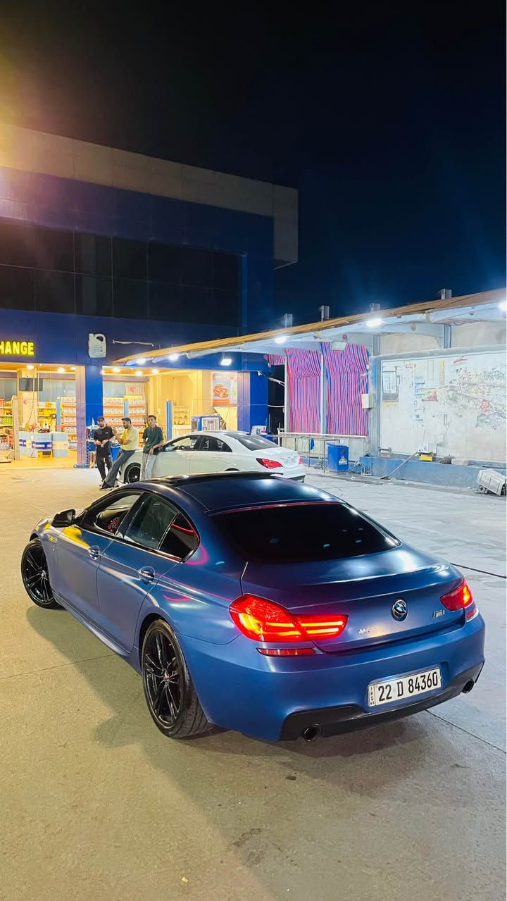 Bmw 2016 640i
شركة عروش
سيارة لون مات بيلادي 
بيها ٢ قطعه صبخ بدون دواخل و بدون ارباك 
سيارة فول فول واحد علي واحد
بانوراما 
شاشة جبير 
بصمه 
تحكم ماوس
ابواب شفط
ضمان دولي 
بيها بابين صبخ بدون دواخل 
لون ازرق بيلادي مات مو لزكة 
رقم سنوي جديد 
داخل كريمي و اسود
سيارة مكاني بدهوك 
سعر١٨٩ورقه و بيها ١٠ورقه غرامات بعد معاملا اني انطي يعني ١٧٩ ورقه 
مكاني دهوك 
*********** واتس اب كورك دهوك, العراق
