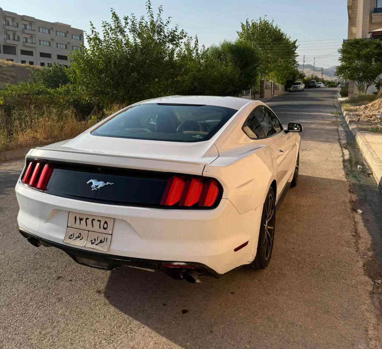 سلام عليكم فورد موستينك للبيع موديل 2017 بدون ضرر محرك 4 سلندر ماشي 180 الف كم بدون صبغ فقط تعديل بارد مكان السيارة دهوك سعر 112$غرامة 7$اوراق تنخصم من السعر بعد الاتفاق ***********                          ***********
