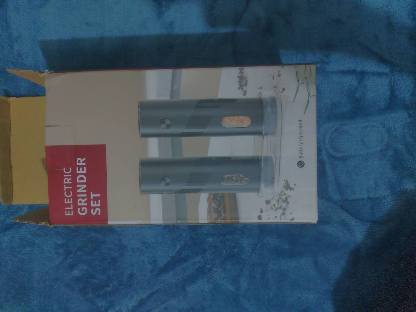 طقم مطاحن • بالبطارية • إضاءة LED