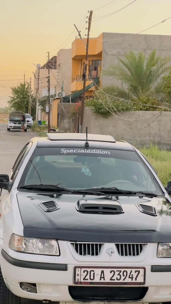 سلام عليكم سياره سمند موديل ٢٠١١رقم اديالى باسمي السياره كير ومكينه وتبريد مكفولات السياره خير من الله السعر ٥٠$ مكاني بغداد رقم الهاتف ***********
