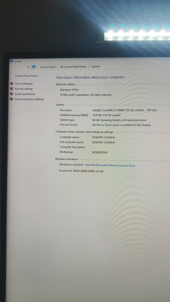 السلام عليكم
تجميعه وشاشه للبيع مابيع قطع ابيع كامله

‎Asus ROG STRIX 1070 8G 3FAN

‎I5 gen10 

‎Ram 1x16 3200

‎H410M 

‎650w

‎M.2 256G

‎HDD 2tera

وياها شاشه +ويب كام 
Monitor
Dell حجم24 
60hz
ستاند قلاب+ بدون حواف 
منافذ USB+DP+HD+VGA
كاملة وياهاhd طولة3 متر 
وكيبل بور

مكاني بغداد الحريه
700 وبيها مجال 

***********
واتساب فقط
