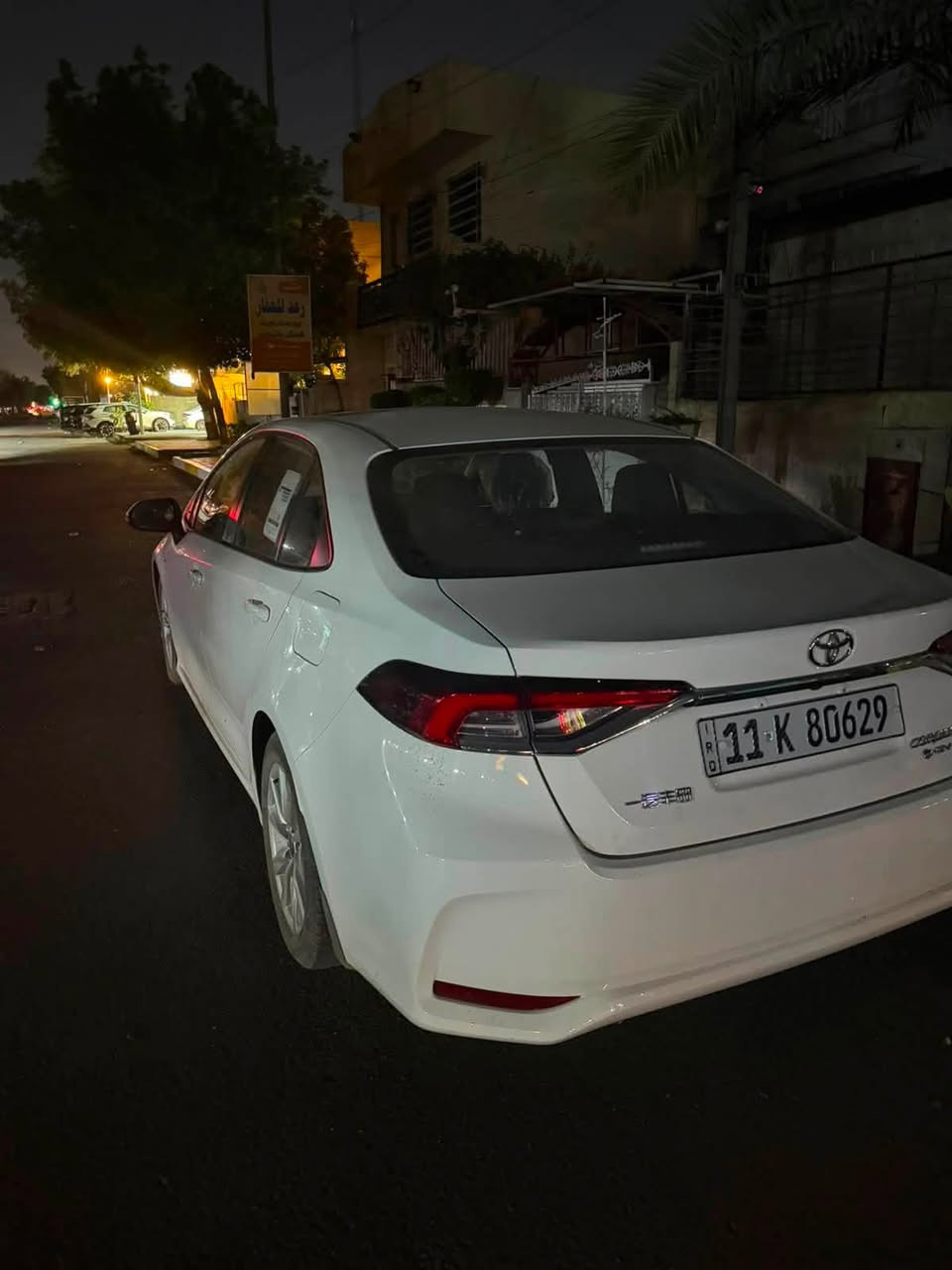 سلام عليكم 
كورلا هايبرد 2025 شكل الخليجي
ماشية 20 الف km ￼
رقم بغداد الجديد 
باسمي السيارة تحويل ثاني يوم 
مكان السيارة بغداد شارع فلسطين 
السيارة بيها ملاحظة بسيطة خدوش بالبنيد ورصعة خفيفة
هاتف 📞 ***********
سعر 155$
