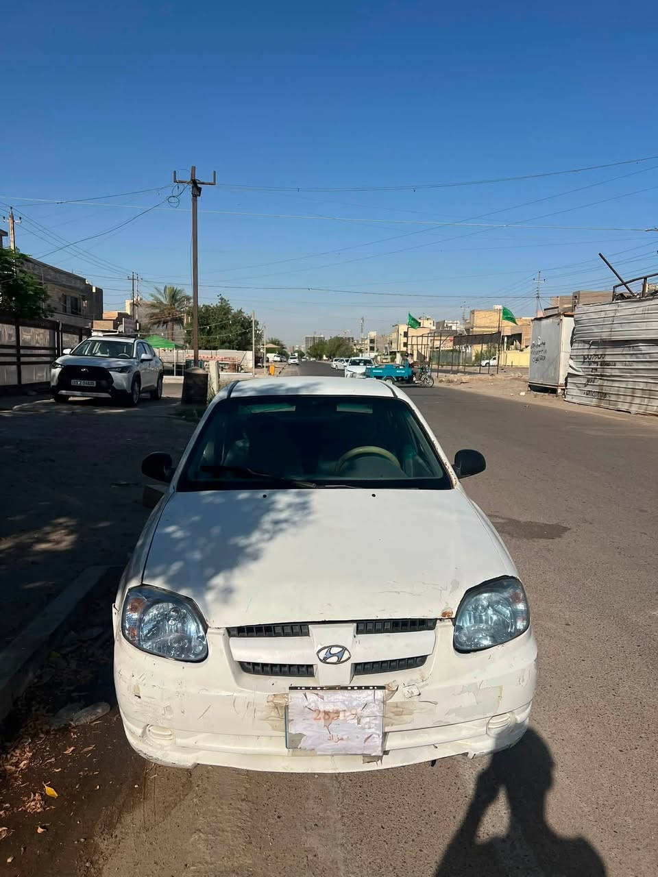 سلام عليكم للبيع اكسنت فيرنا ٢٠٠٣مزاد بابل  بيها نواقص بسيطه شديتلها مكينه مال حاويه سعر ٢٢ وتكلفة الرقم ٦٠٠ الف مكاني بغداد ***********
