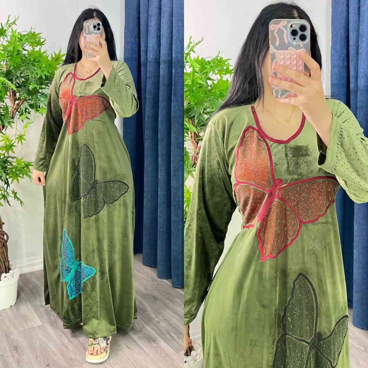 نسائي • ليکرا قديفة • تطريز وستراس