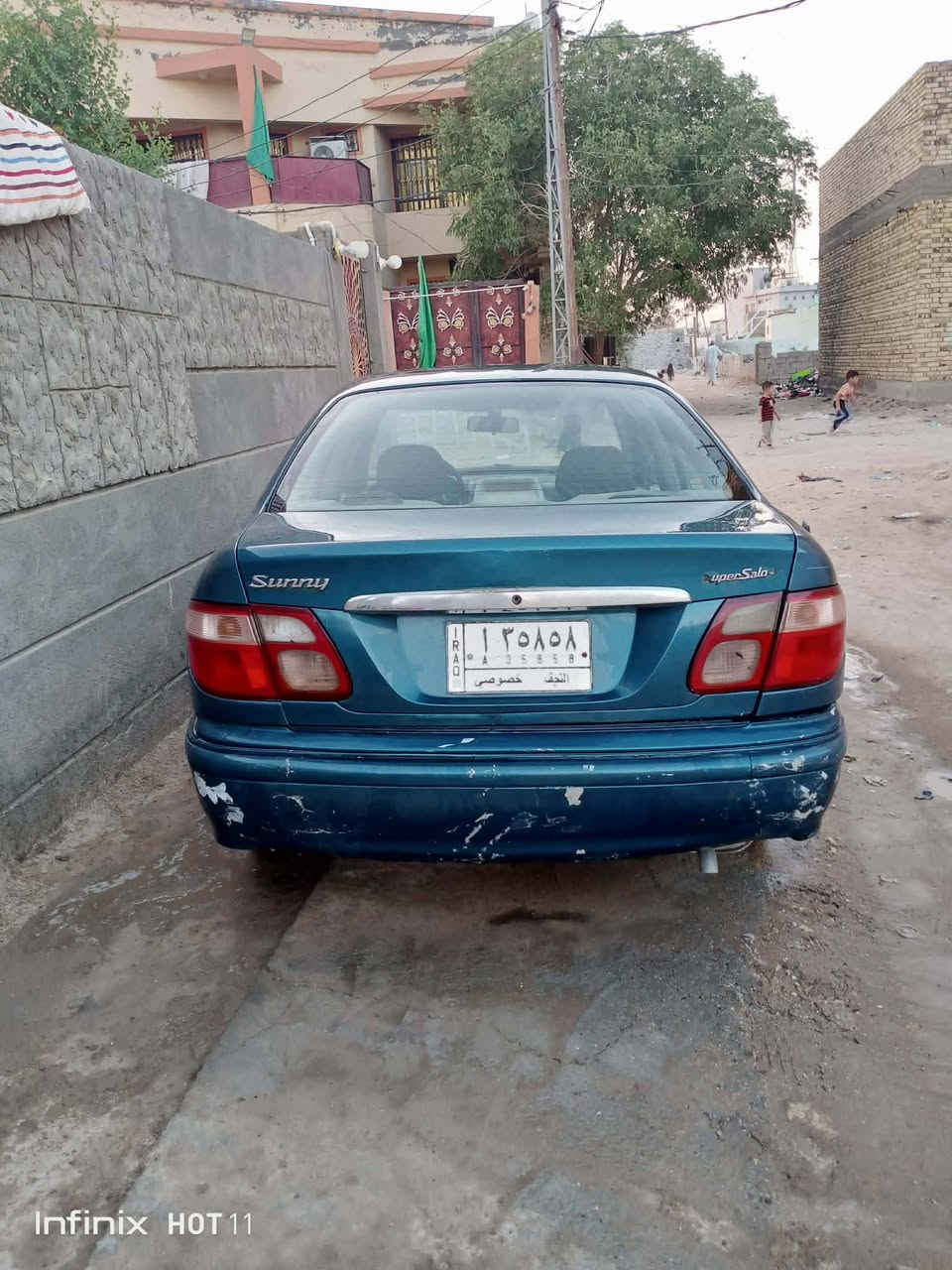 سيارة نيسان صني للبيع موديل 2000 رقم نجف بسعر مناسب 43 وبيه مجال مكان النجف المشخاب للتفاصيل اكثر الاتصال على الرقم***********

نص مكتوب في الصور:
- Infinix HOT 11
