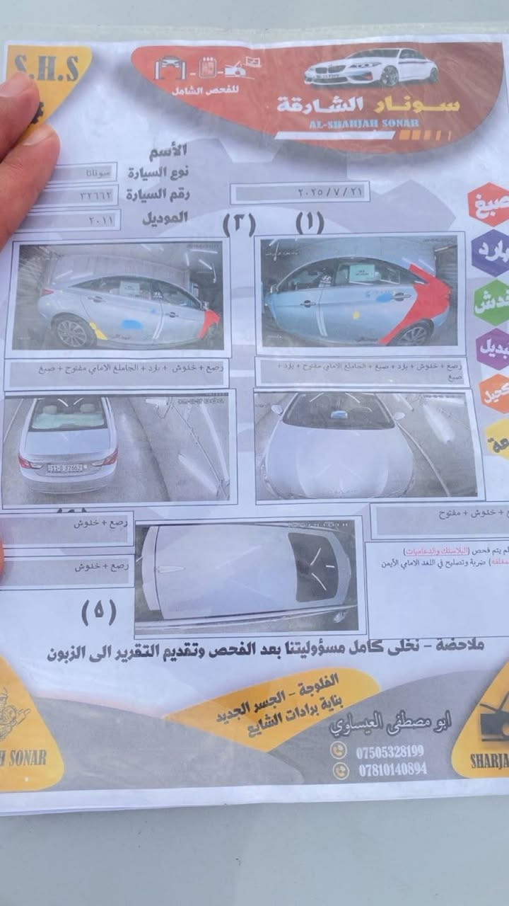 سوناتا ١١٠ موديل ١١ رقم بغداد بسمي رقم جديد شرط تحويل السونار مرفق مع الصور *********** مكانهة بغداد تاجي
