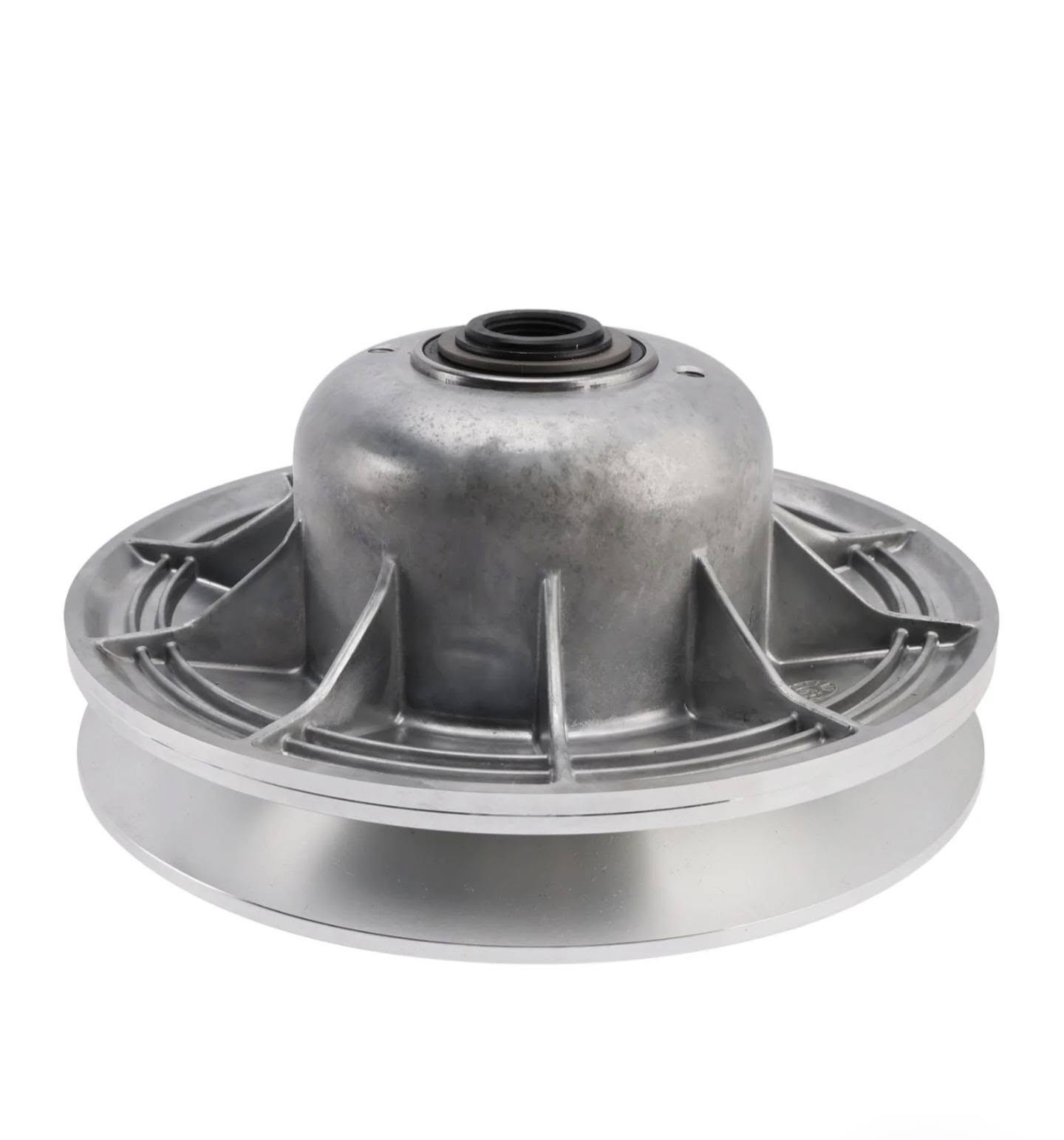 قابض مدفوع ثانوي لنظام نقل الحركة المتغير باستمرار (CVT Secondary Driven Clutch)، ويشبه إلى حد كبير القطع المستخدمة في دراجات الباجي أو الدفع الرباعي (ATV/UTV) مثل مركبات بولاريس أو كازوما. الي تخدمه التواصل ع الرقم ***********
