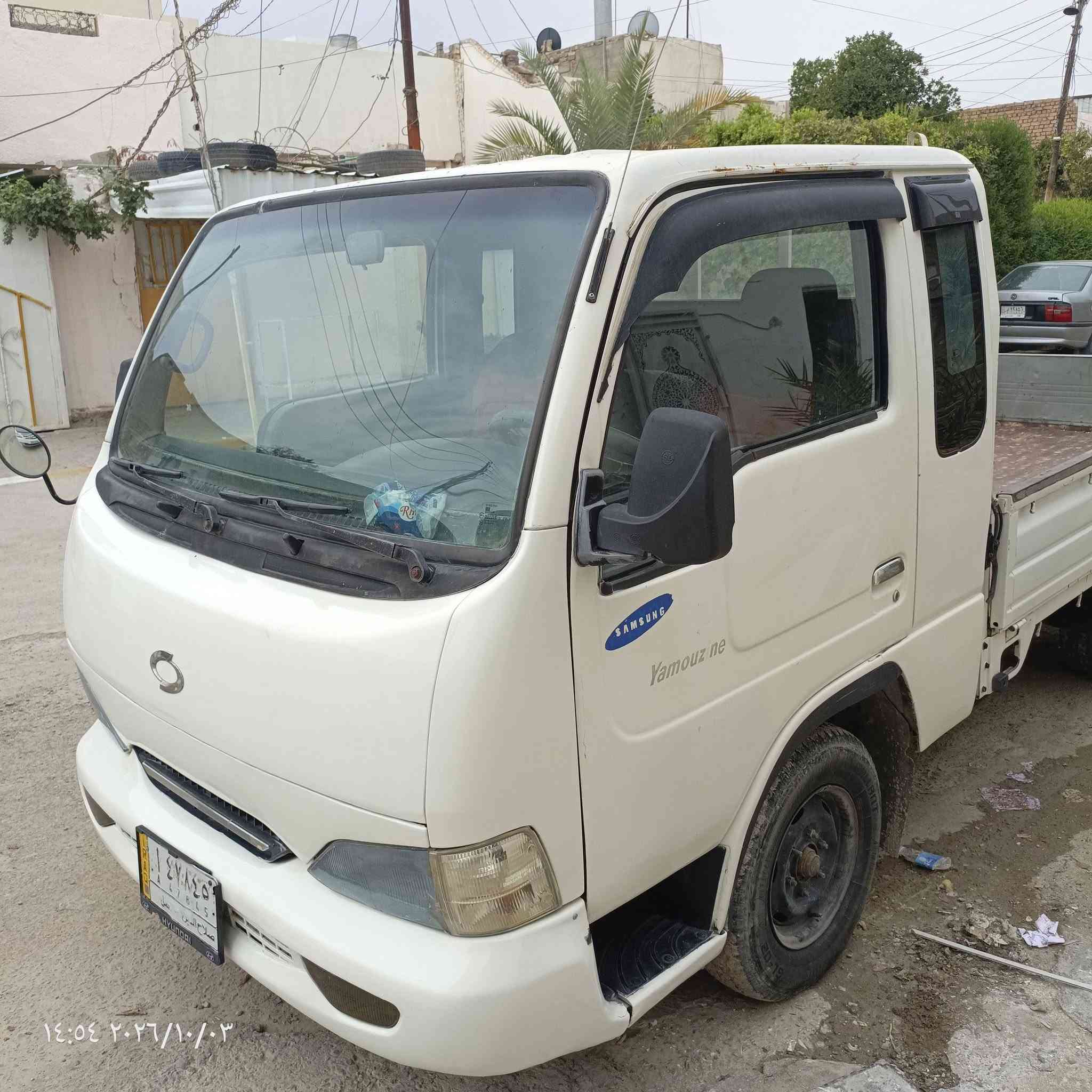 كيا سامسونك موديل ٢٠٠٠تحويل للبيع شرط محرك گير اكسل الشراي يتصل *********** المكان سامراء
السعر ٥٠ وبيها مجال

نص مكتوب في الصور:
- ١٤:٥٤ ٢٠٢٦/١٠/٠٣
- ١٤:٠٤ ٢٠٢٦/١٠/٠٣
- ١٤:٠٥ ٢٠٢٦/١٠/٠٣
