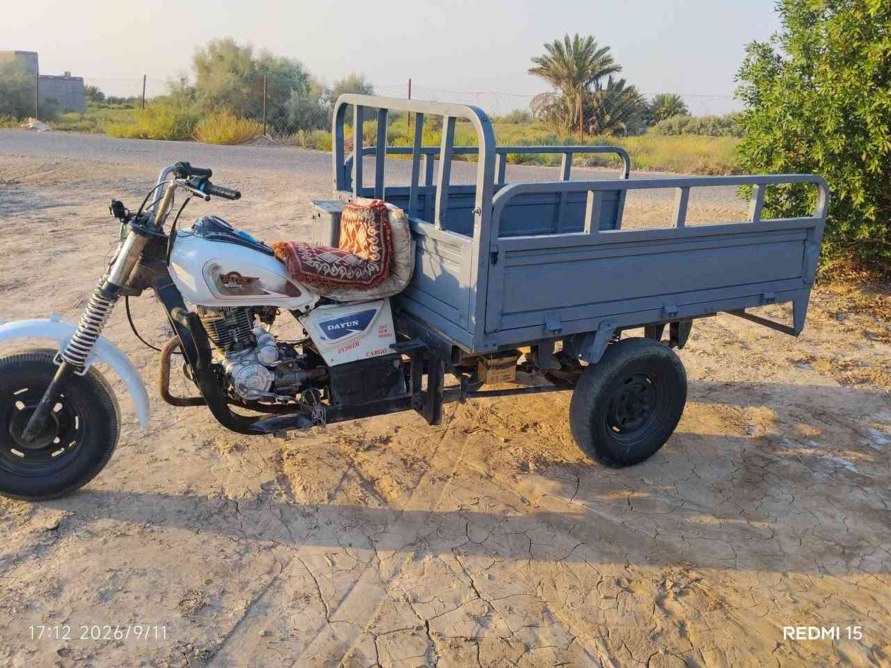 ستوته للبيع موديل 2012 اوراق فقط رقم الشاصي ممسوح بليته موجوده مكينه  نظيفه عوزها باب خلفي السعر 800 وبيها مجال مكاني الغراف *********** مامتواجد خاص ***********

نص مكتوب في الصور:
- 17:11 2026/9/11 REDMI 15
- 17:12 2026/9/11 REDMI 15
