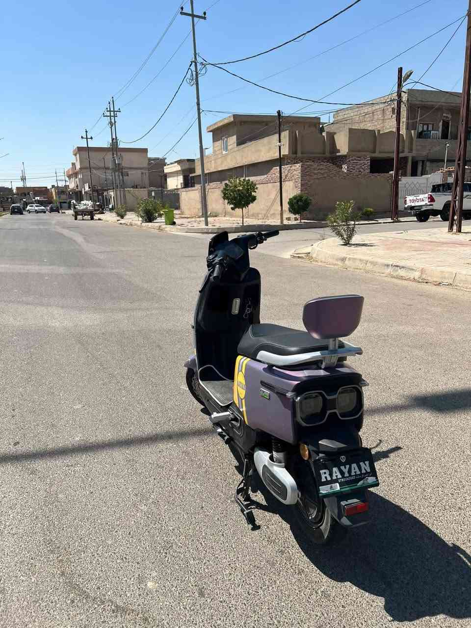 لبيع دراجه ريان ام عيون
دراجه مستخدمه 4اشهور بطاريات شرط 
لون مميز 6بطاريت 36انبير 
سرعه حقيقي 67 
عقل رياضي 72فولت 
دراجه كامله مكمله 
سعره 675وبيه مجال لشراي 
مكان كركوك حي الواسطي 
دراجه شرط ما بيه اي عيب 
لايتات زنون عالي ناصي
