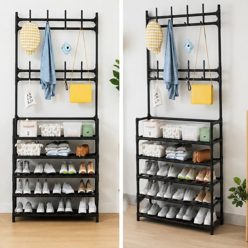 👟👕 جزامة مع تعلاكة ملابس 4×1

رتّب أحذيتك وملابسك واستغل المساحة بأفضل شكل ✨🏠

⭐ المميزات:
• 👟 رفوف واسعة للأحذية
• 👕 تعلاكة للملابس والمعاطف
• 👜 خطافات للحقائب والقبعات والمفاتيح
• 💪 هيكل معدني قوي وثابت
• 🔧 سهلة التركيب والفك
• 📦 توفر المساحة وتقلل الفوضى
• 🏠 مناسبة للمدخل، غرفة النوم وغرفة الملابس

🔥 قطعة وحدة تجمعلك الترتيب والتنظيم!

💰 السعر: 13 ألف فقط

📞 للطلب:
***********

🛍️ متجر الفاو ستور
🚚 توصيل لجميع المحافظات
